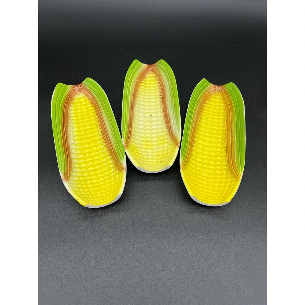 Corn On The Cob Dish Set 3 Pieces Corn Serving Dish Friendship Gift